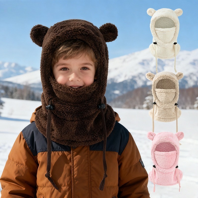 Baby Products For Face - Integrated Cold-proof Hat and Scarf, Winter