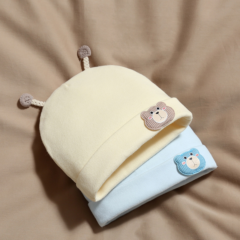 Infant Head Protector - 6-12Month Baby Beanies Cute Cartoon Newborn