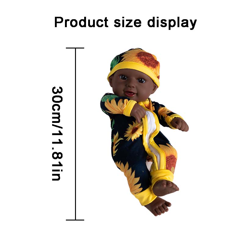 30cm Reborn Doll Black Skin So - đánh giá và giá Baby Products Trending