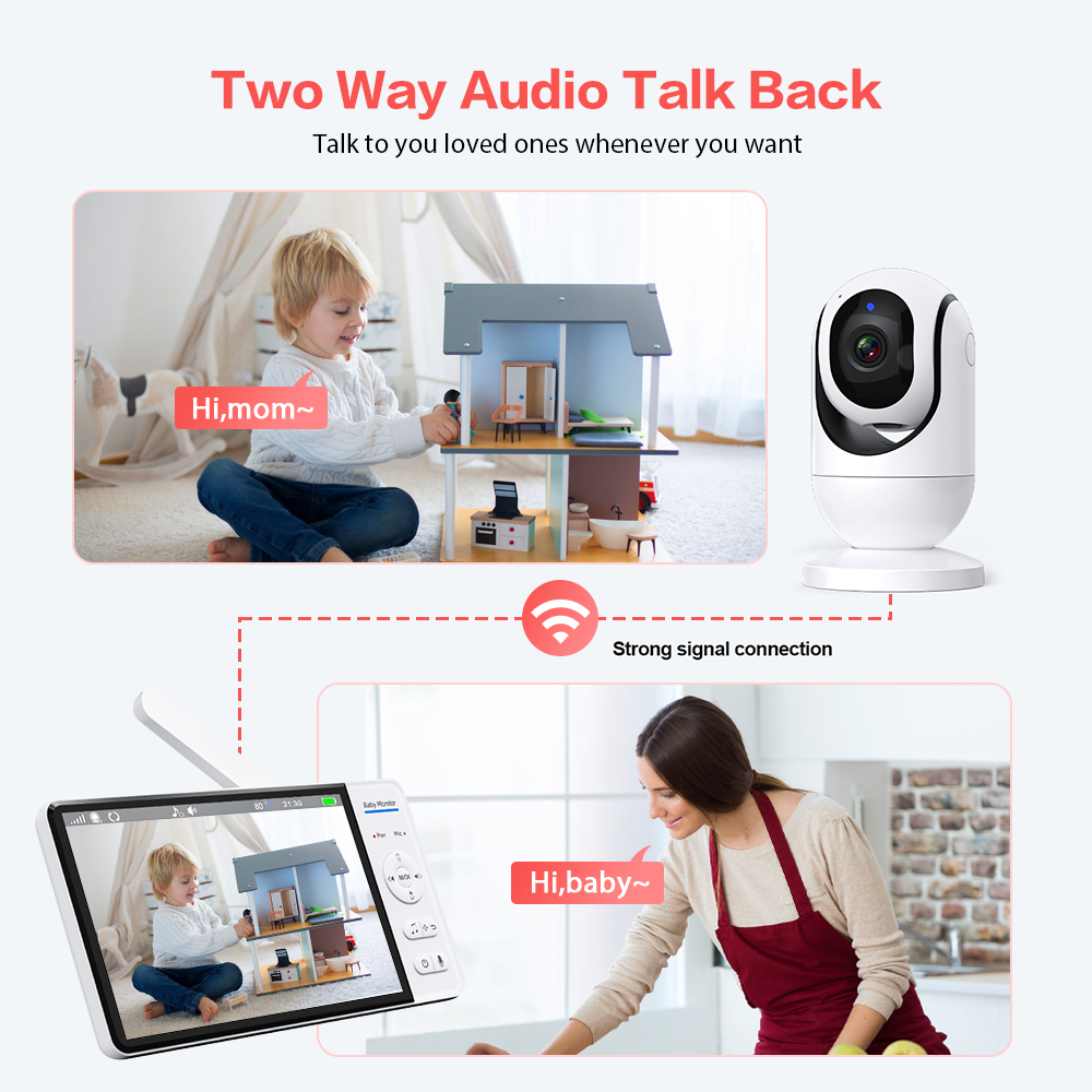 Video Baby Monitor 7'' 1080P H - đánh giá và giá Baby Products Video