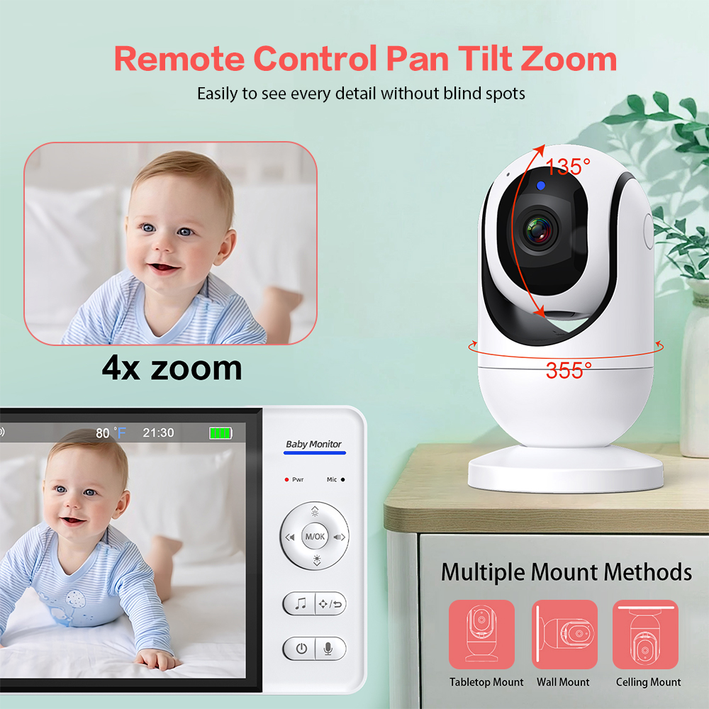 Video Baby Monitor 7'' 1080P H - đánh giá và giá Baby Products Video
