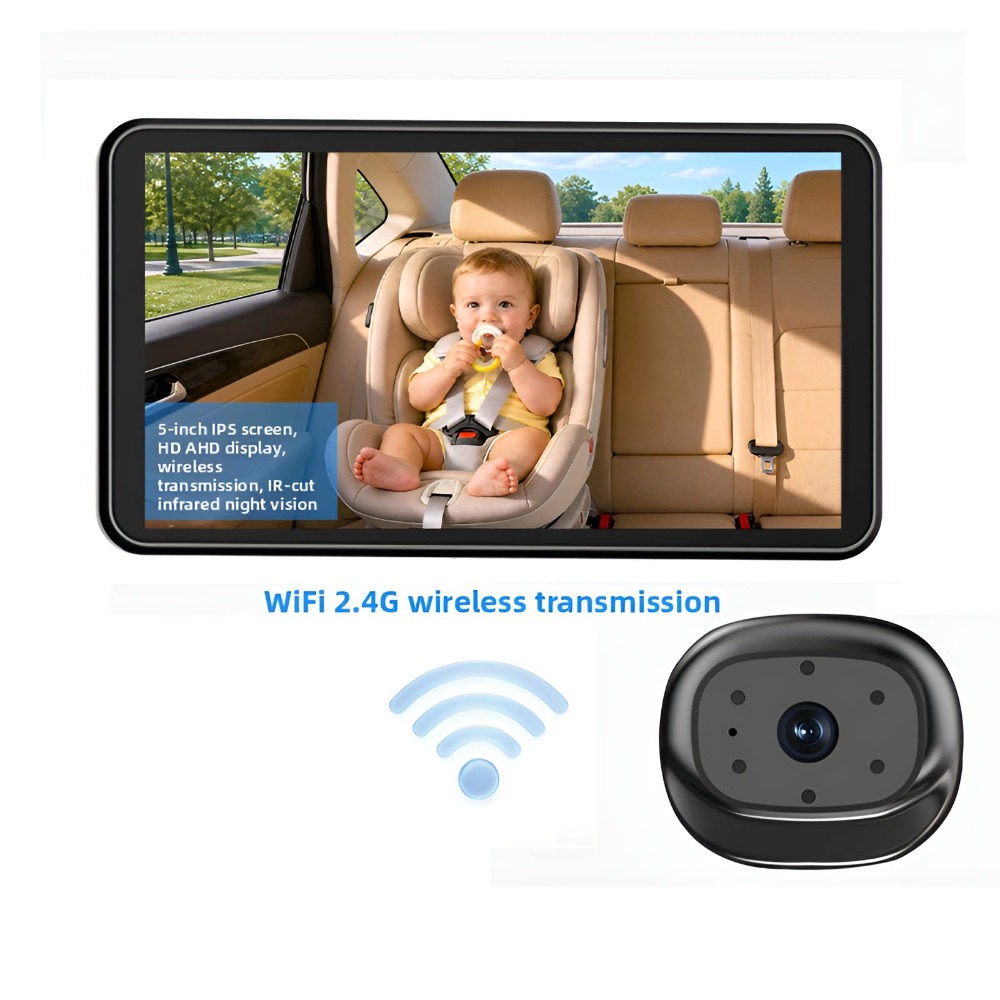 5 Inch HD Baby Monitor Wireles - đánh giá và giá Baby Products Video