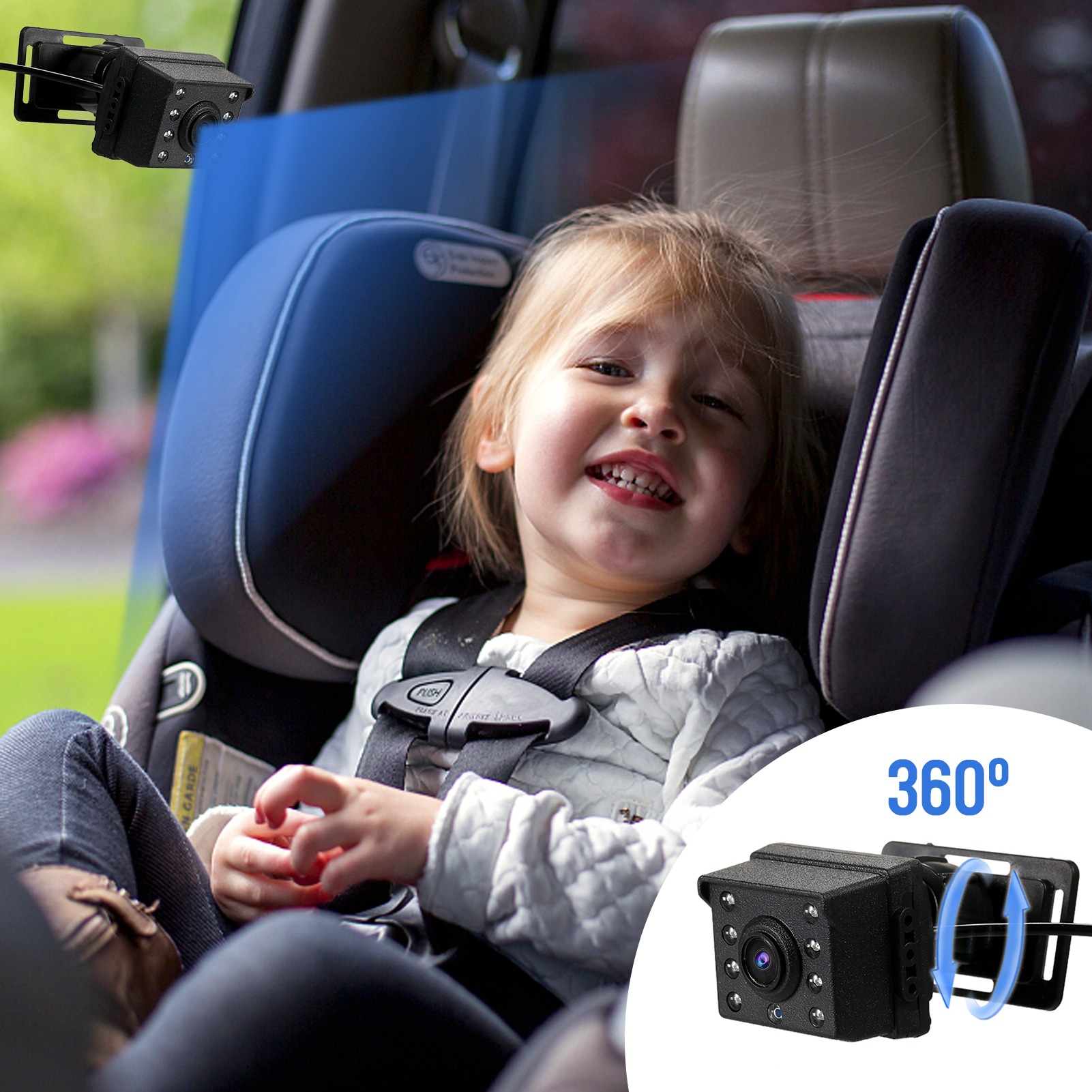 1080P Baby Car Mirror with 4.3 - đánh giá và giá Baby Products Video