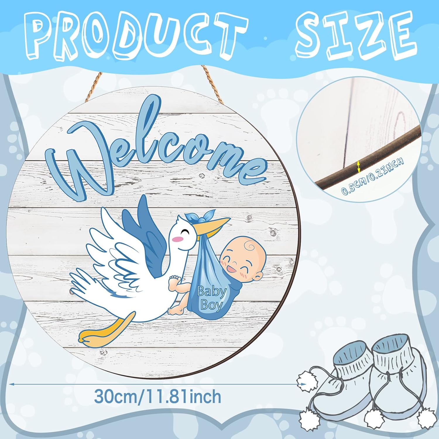 Baby Boy Door Sign Gender Reve - đánh giá và giá Baby Products Name